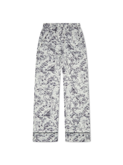 L.A-S SIGNATURE 5 PIECE NIGHTWEAR GIFT SET WHITE MULTI