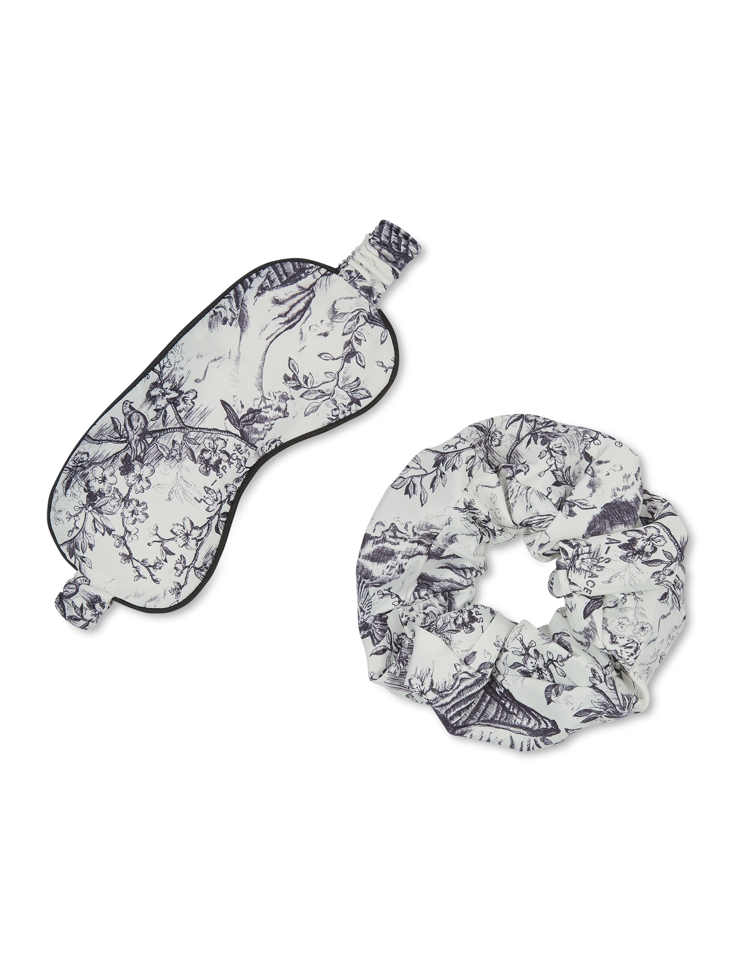 L.A-S SIGNATURE 5 PIECE NIGHTWEAR GIFT SET WHITE MULTI