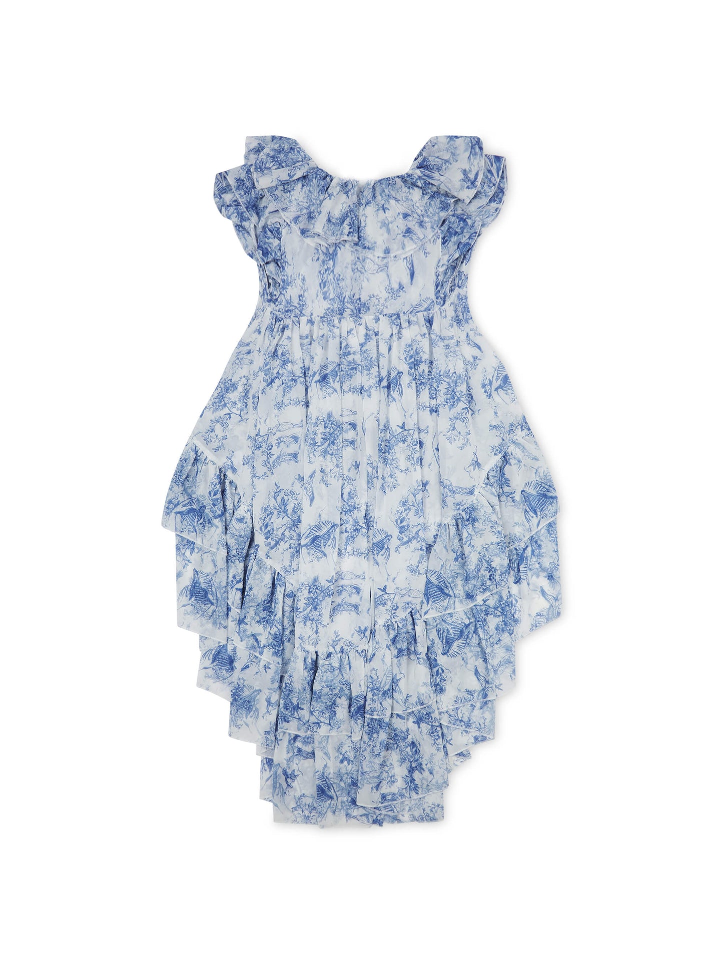 'APHRODITE' HIGH LOW HEM VOLUME DRESS TOILE