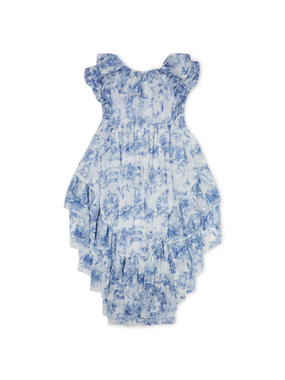 'APHRODITE' HIGH LOW HEM VOLUME DRESS TOILE