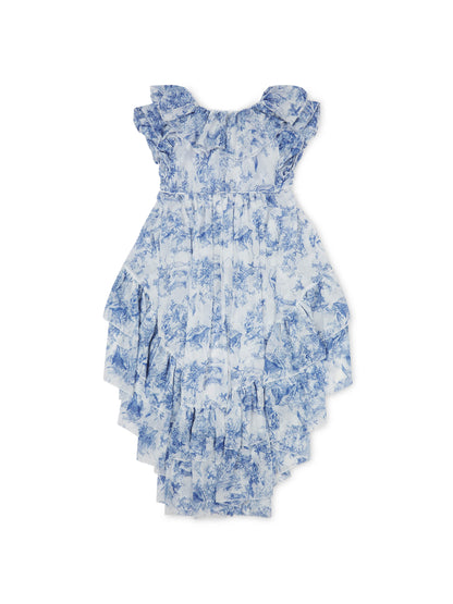 'APHRODITE' HIGH LOW HEM VOLUME DRESS TOILE