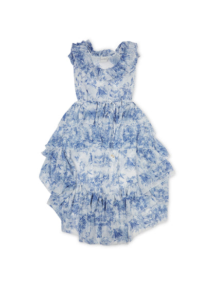 'APHRODITE' HIGH LOW HEM VOLUME DRESS TOILE