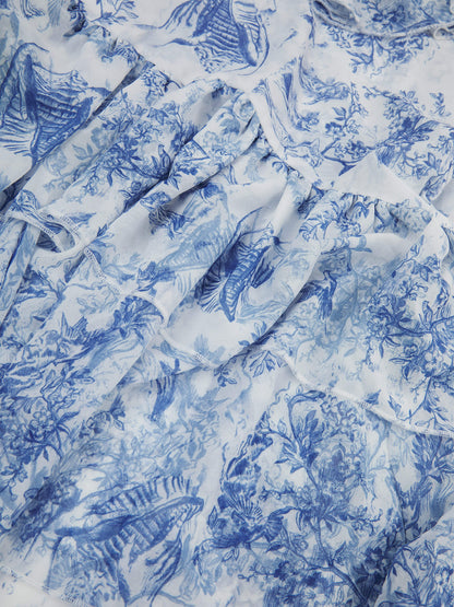 'APHRODITE' HIGH LOW HEM VOLUME DRESS TOILE