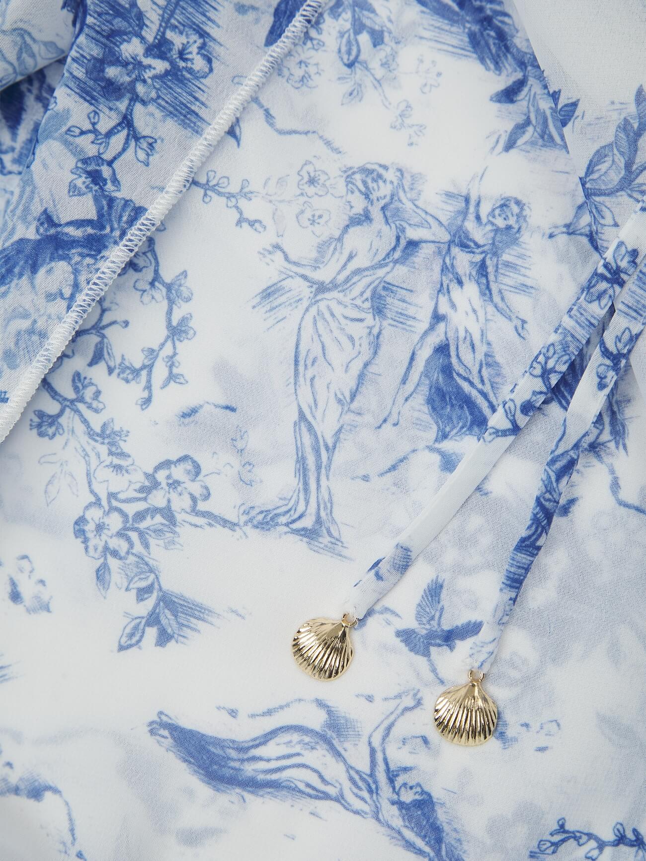 'APHRODITE' HIGH LOW HEM VOLUME DRESS TOILE