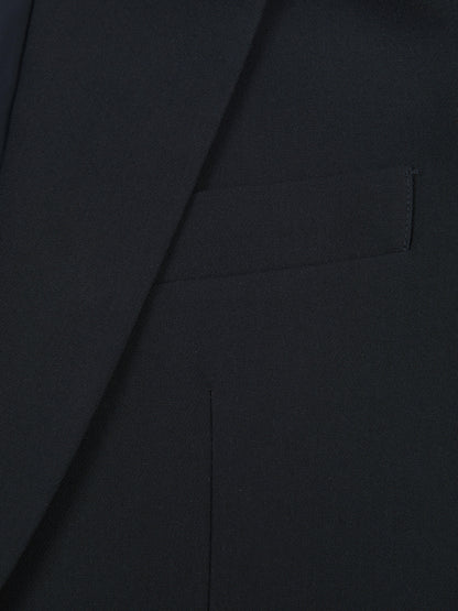 'BEAU' OVERSIZED SINGLE BREAST BLAZER NAVY