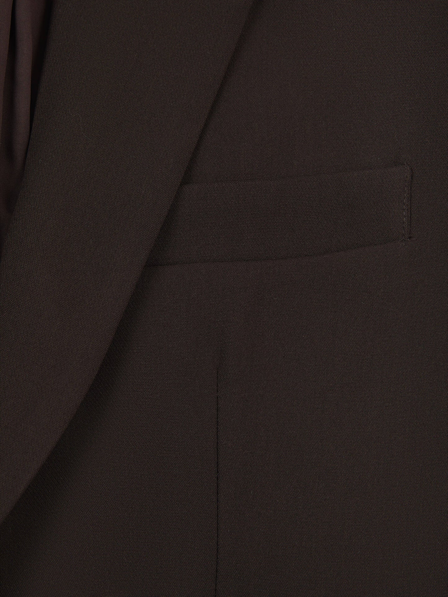 'BEAU' OVERSIZED SINGLE BREAST BLAZER BROWN