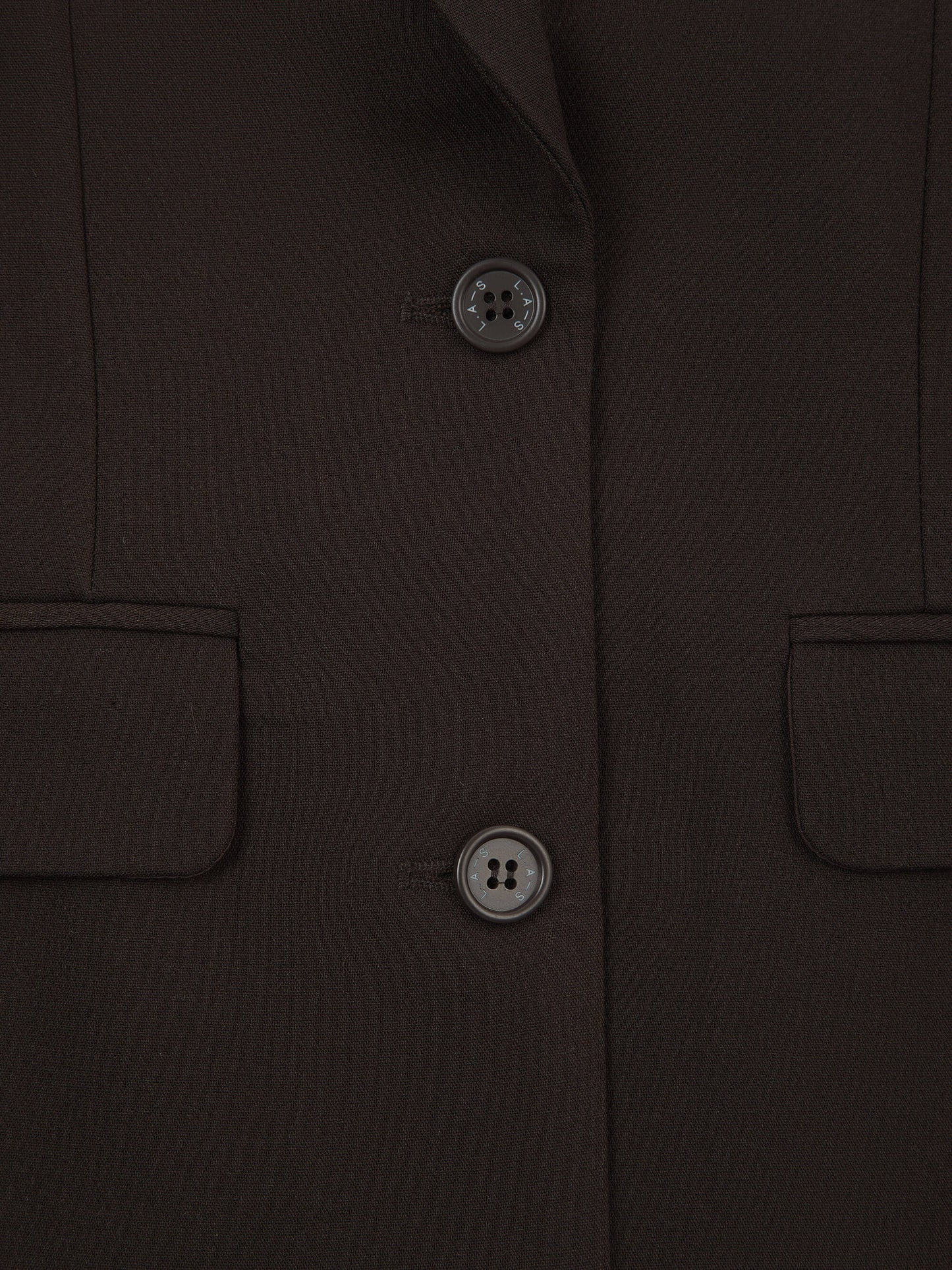 'BEAU' OVERSIZED SINGLE BREAST BLAZER BROWN