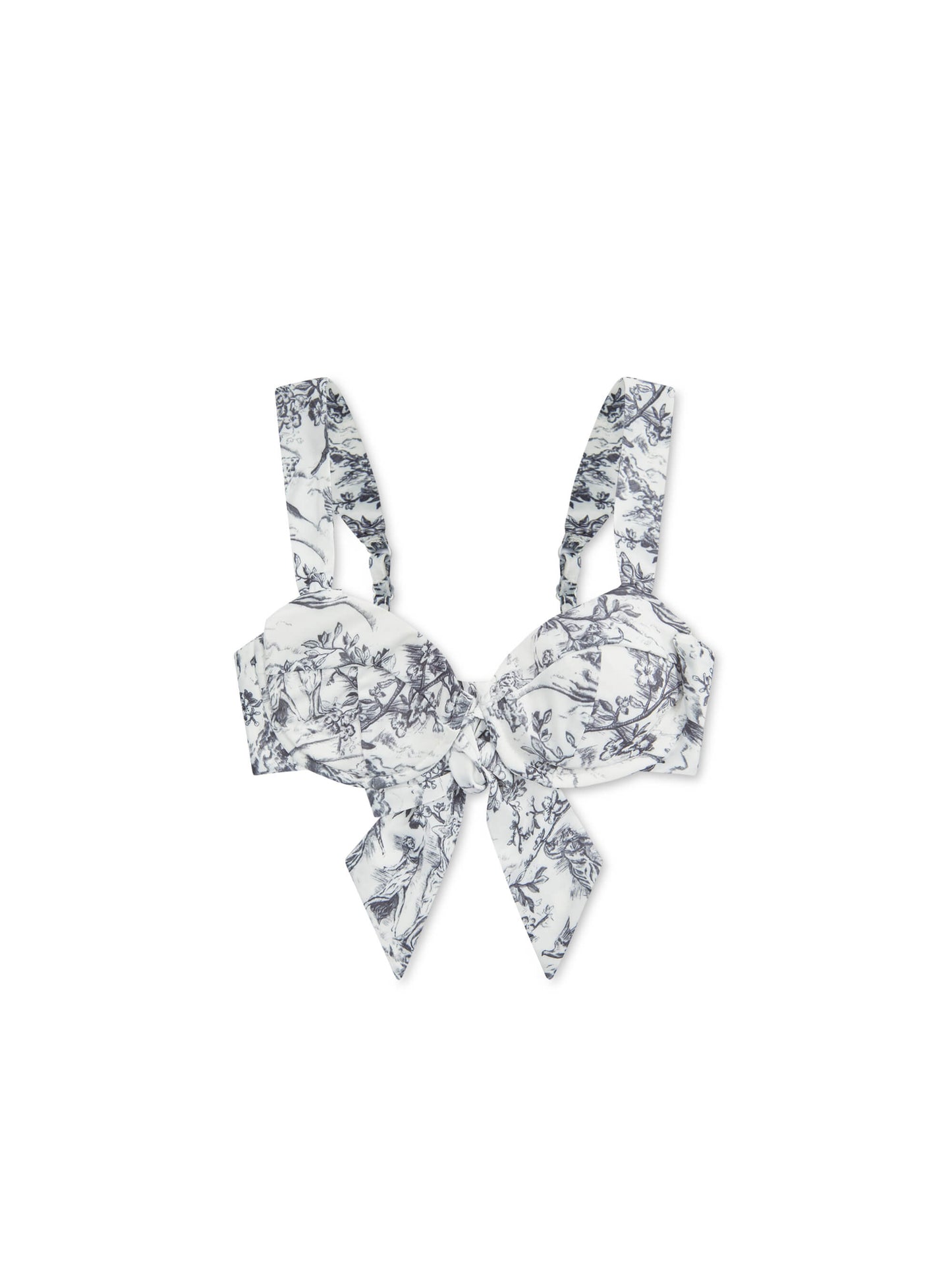 SELENE' UNDERWIRE SCULPT BIKINI TOP TOILE WHITE MULTI