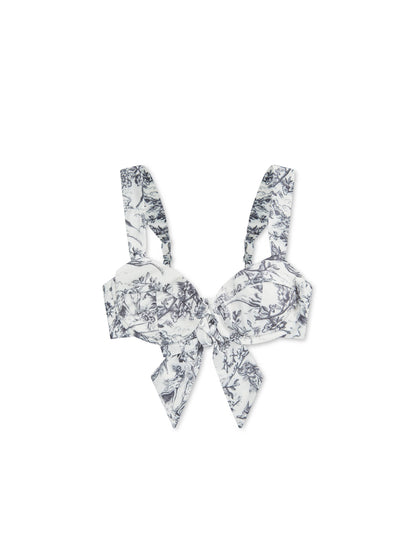 SELENE' UNDERWIRE SCULPT BIKINI TOP TOILE WHITE MULTI