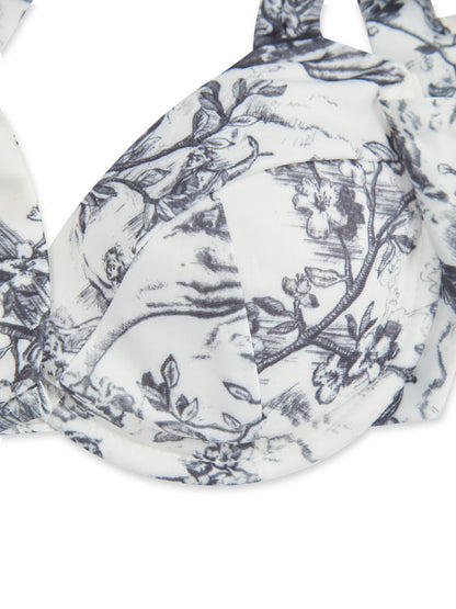 SELENE' UNDERWIRE SCULPT BIKINI TOP TOILE WHITE MULTI
