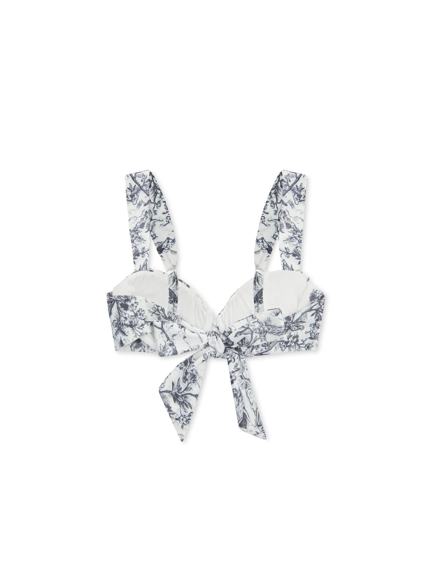 SELENE' UNDERWIRE SCULPT BIKINI TOP TOILE WHITE MULTI