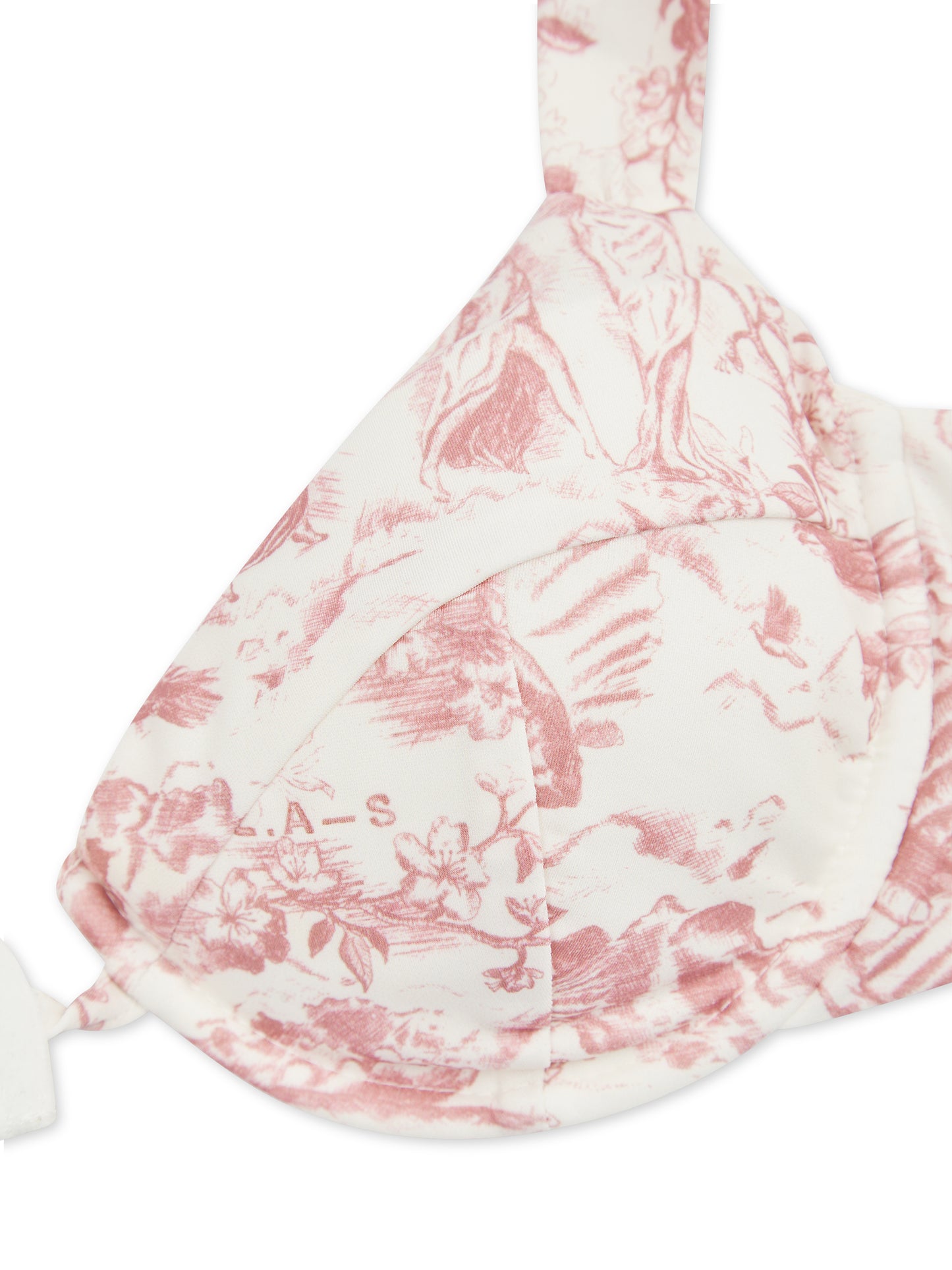 SELENE' UNDERWIRE SCULPT BIKINI TOP TOILE ROSE