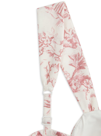 SELENE' UNDERWIRE SCULPT BIKINI TOP TOILE ROSE