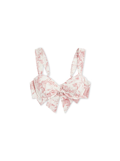 SELENE' UNDERWIRE SCULPT BIKINI TOP TOILE ROSE