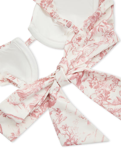 SELENE' UNDERWIRE SCULPT BIKINI TOP TOILE ROSE