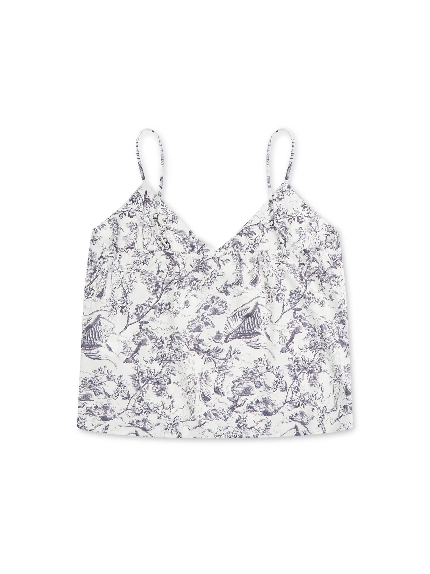L.A-S SIGNATURE TOILE 6-PIECE CAMI SET GIFTSET WHITE MULTI