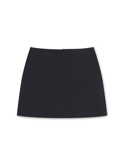 'KIT' TAILORED A LINE SKORT NAVY