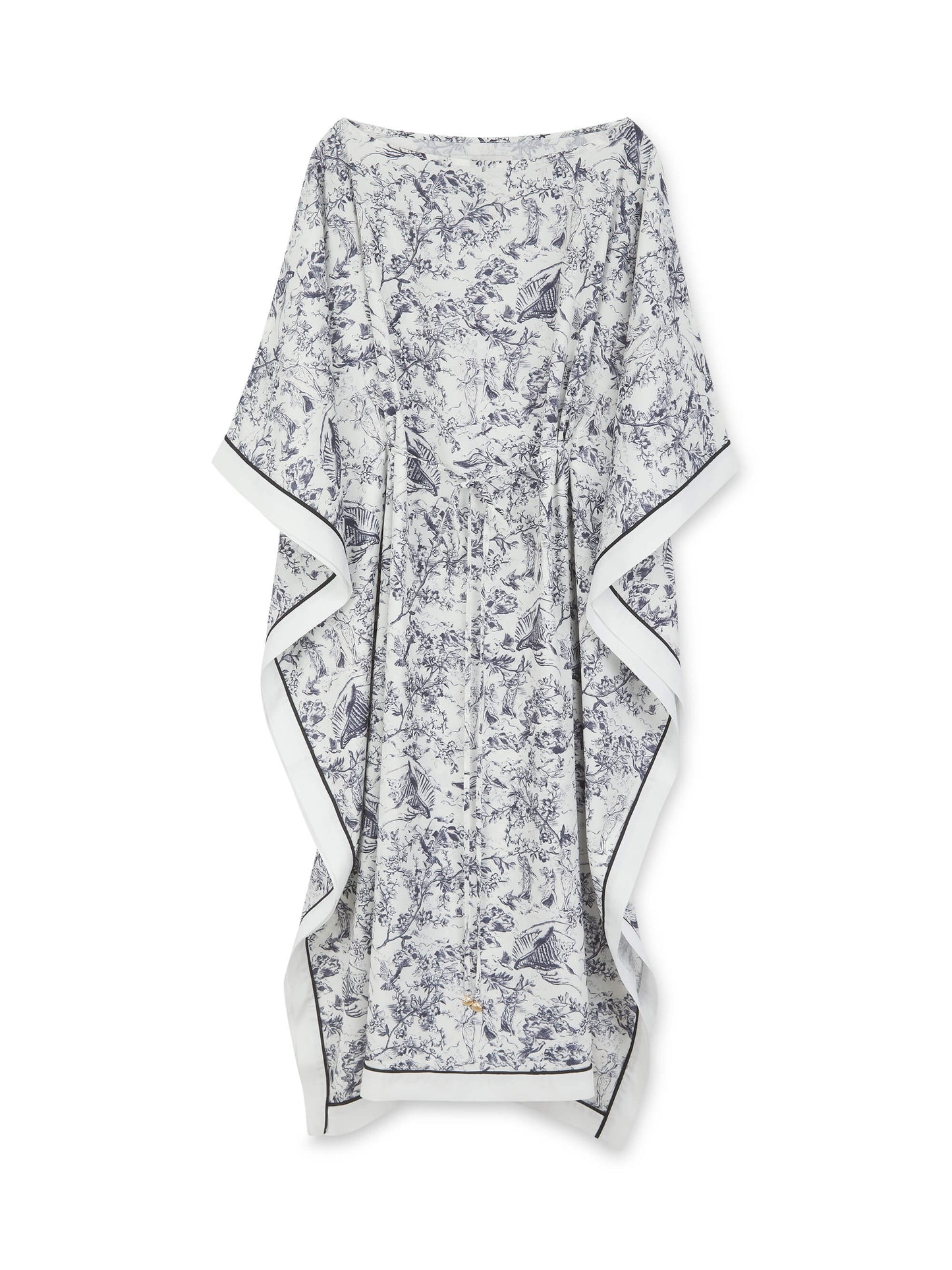 ‘ATHENA’ TOILE PRINTED KAFTAN WHITE MULTI