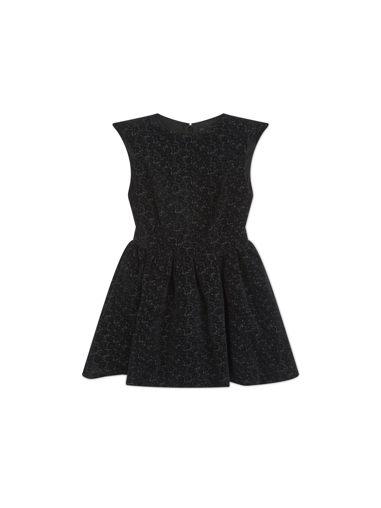 'COCO' CINCHED WAIST COCKTAIL MINI DRESS BLACK