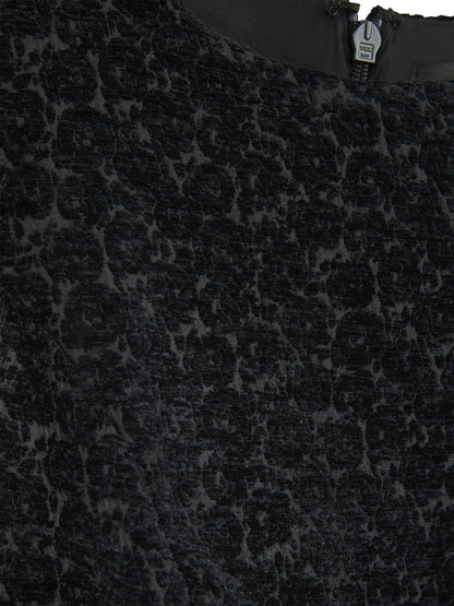 'COCO' CINCHED WAIST COCKTAIL MINI DRESS BLACK