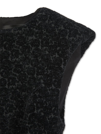 'COCO' CINCHED WAIST COCKTAIL MINI DRESS BLACK