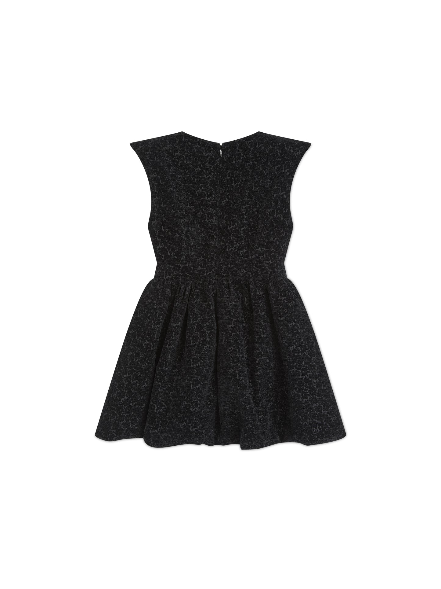 'COCO' CINCHED WAIST COCKTAIL MINI DRESS BLACK