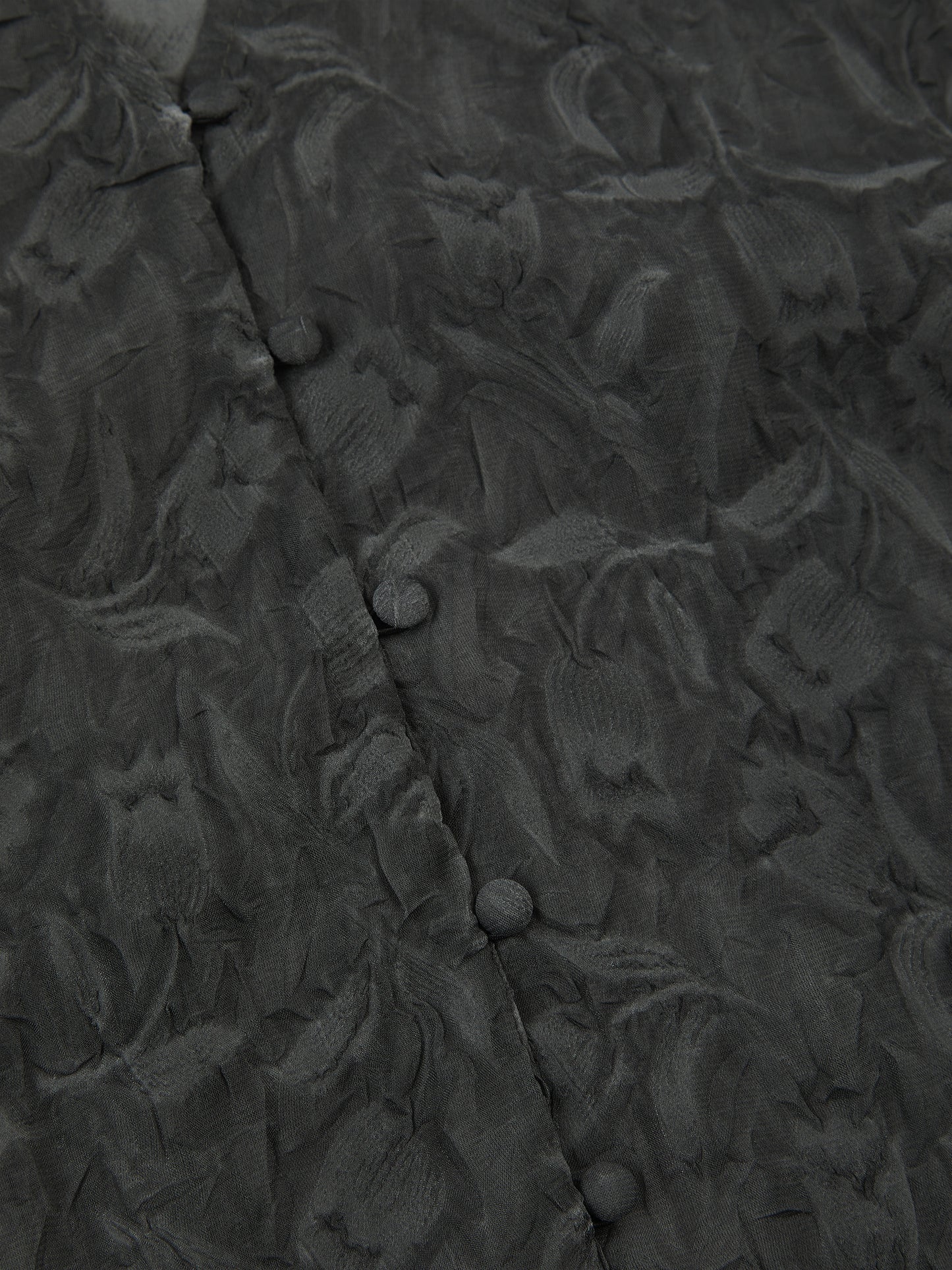 'BELLE' SHEER CRINKLE BLOUSE SLATE GREY