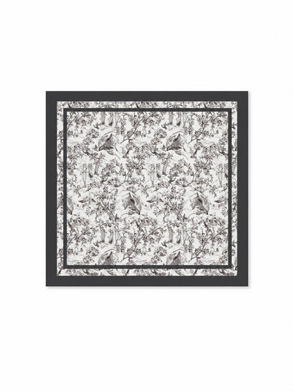 *COMING SOON* 'SELENE' BORDER PRINT SARONG TOILE WHITE MULTI